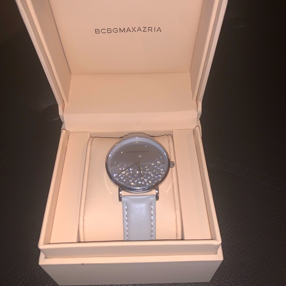 BCBGMAXAZRIA Women's Quartz Watch with Leather Strap - Picture 1 of 3